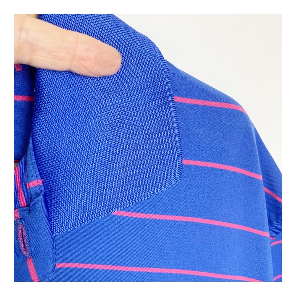 Peter Millar Summer Comfort Polo Golf Stripes sz XL - Picture 7 of 7